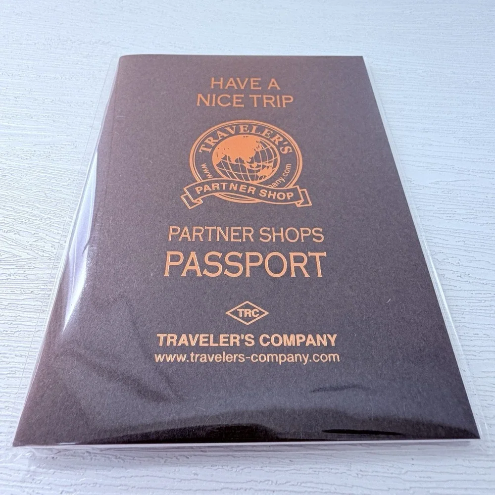 NEW TRAVELER'S Company Partner Shops Passport Stamp Notebook Refill